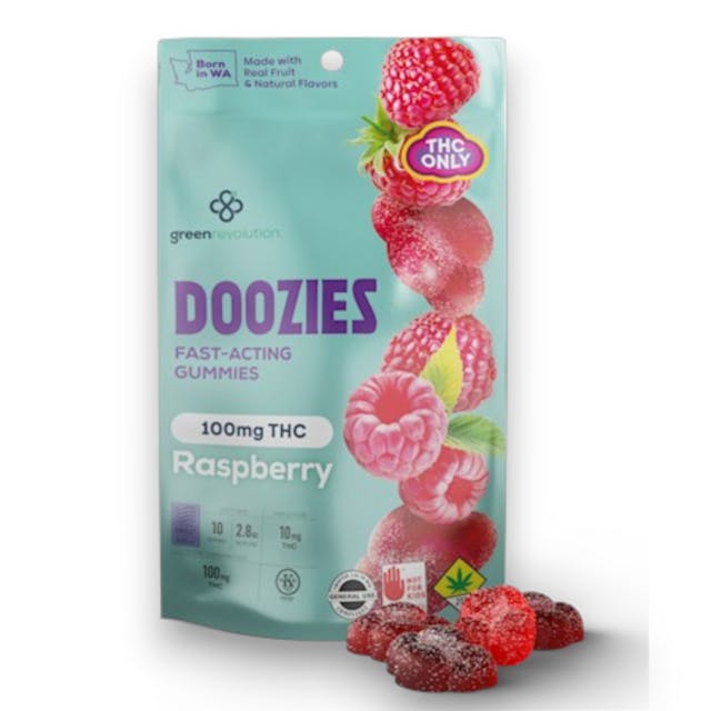Nano Doozies - Raspberry THC CHILL 10 Pack (80g) (100mg THC)