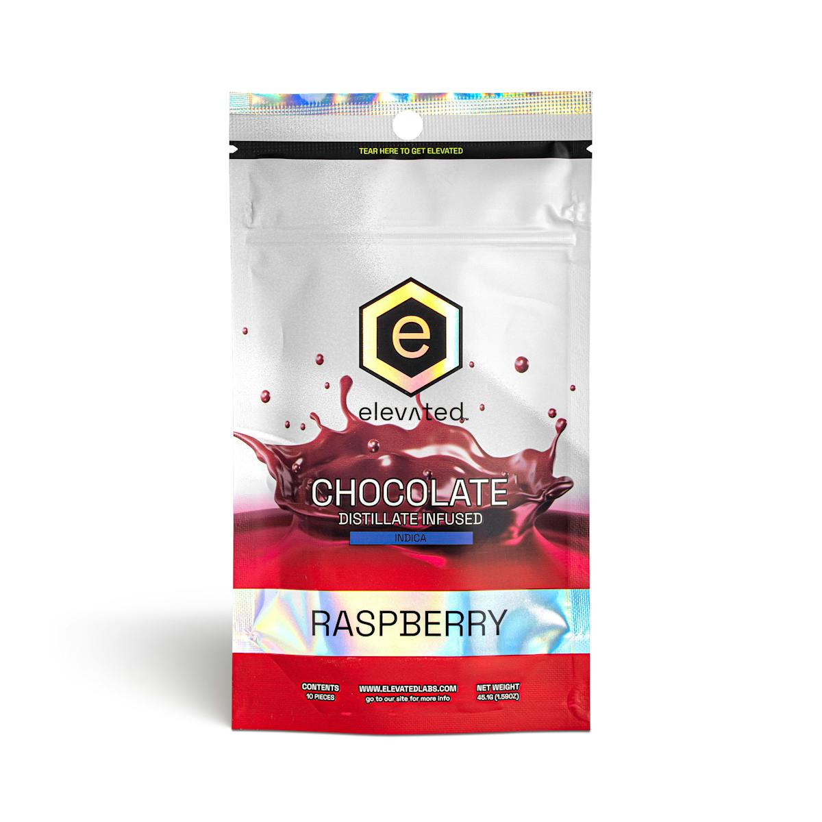 Photo of Dark Chocolate Raspberry Bar – 100mg