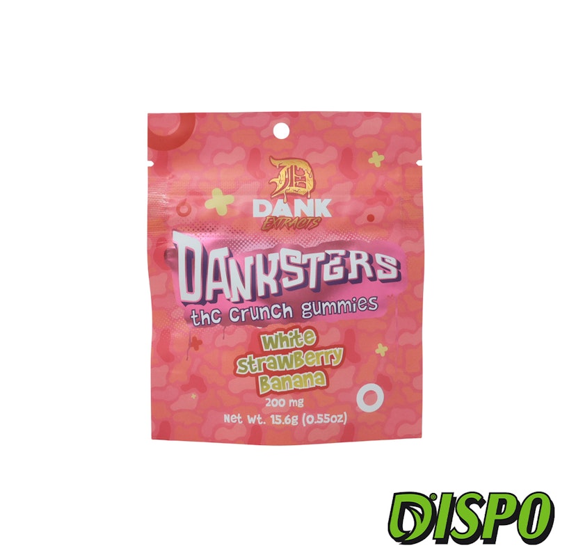 Dank Extracts Danksters - Strawnana Nerd 200mg Gummies