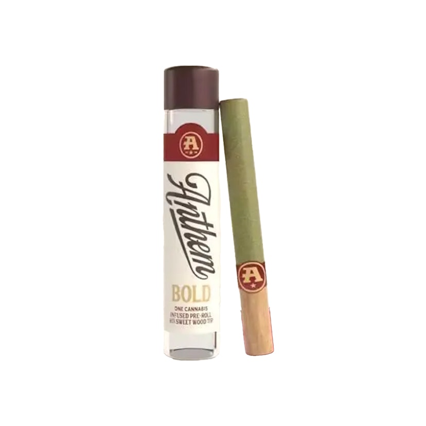 Anthem Infused PreRoll BOLD : Pineapple Haze - Wood Tip