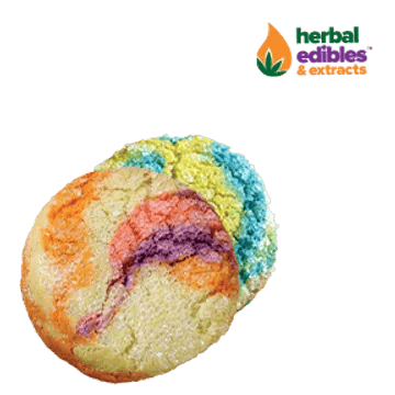 Herbal Edibles | Psychedelic Sugar Cookies | 100mg (Medical)