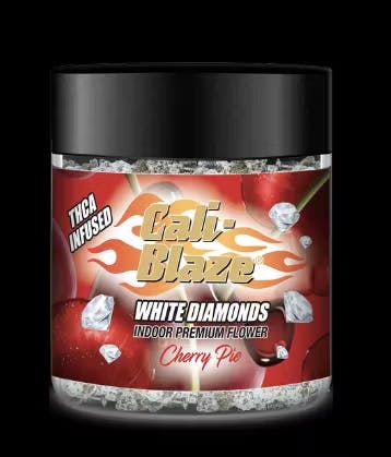 Product Cali-Blaze | Cherry Pie | White Diamond Infused Flower