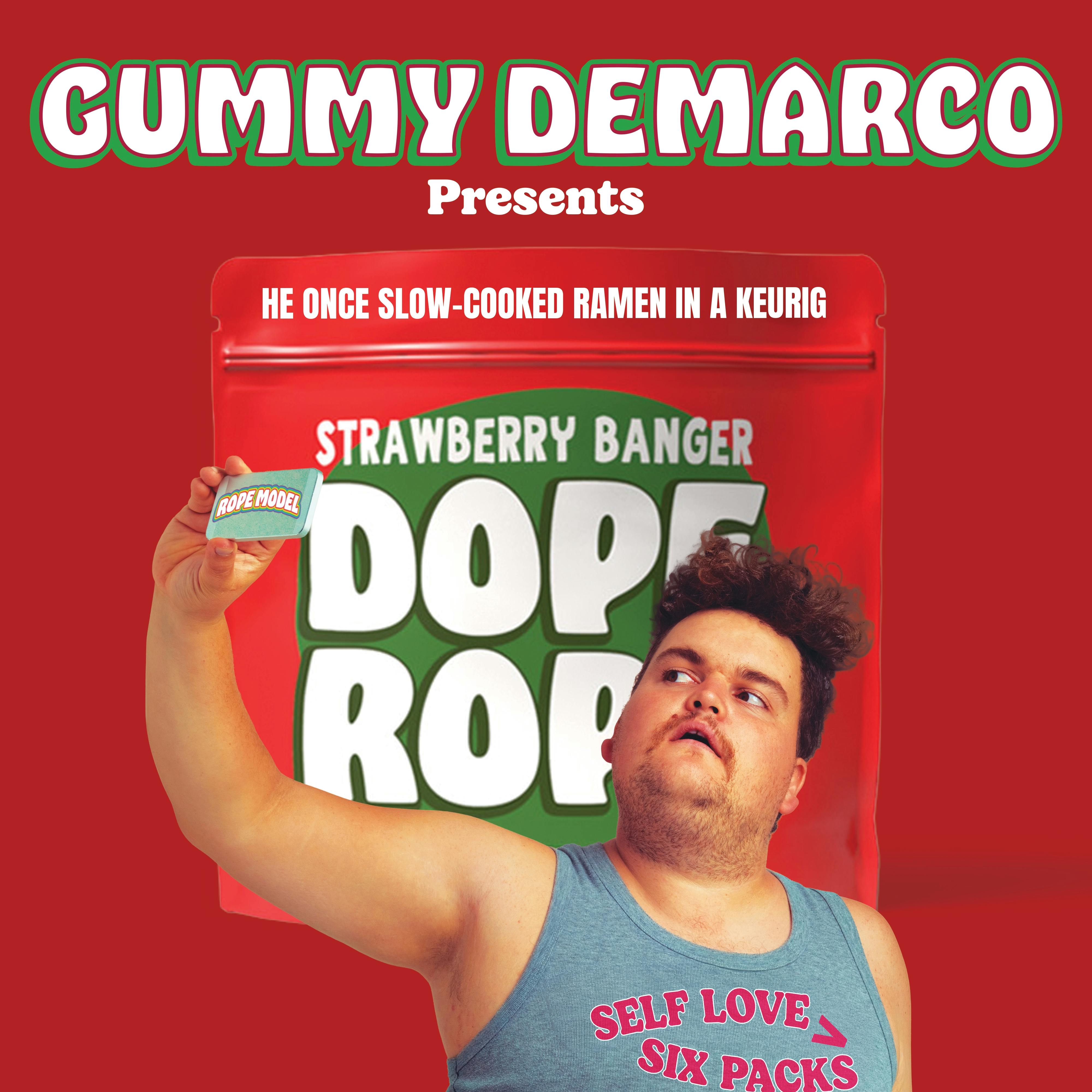 DOPE ROPE | Strawberry Banger | 200MG | Premium Gummy Rope