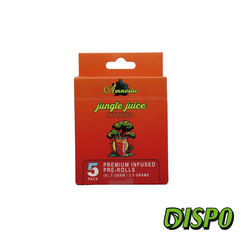 Amnesia - Jungle Juice 5pk Infused Pre-rolls
