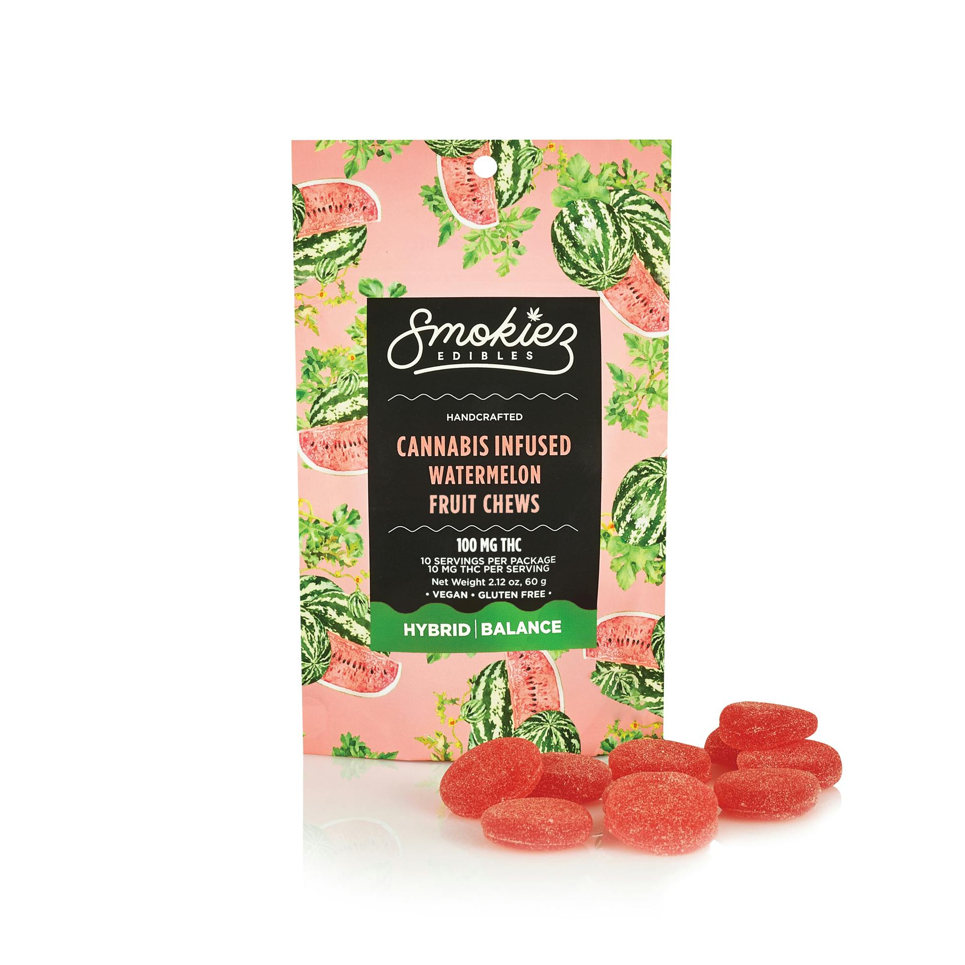 Smokiez Edibles 10mg 10pk - Sweet Watermelon