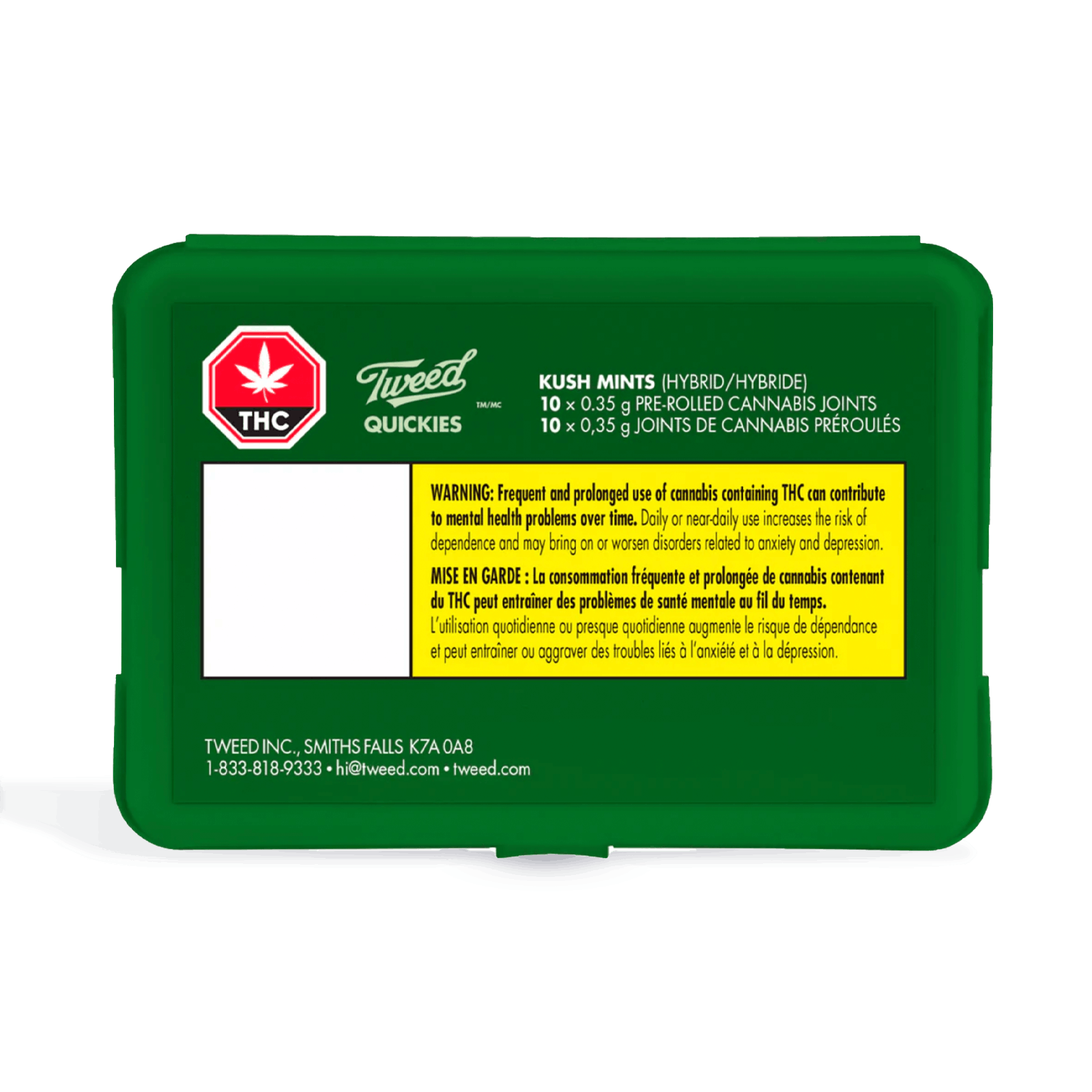 Quickies kush mints pre-roll 10-pack | 3. 5g