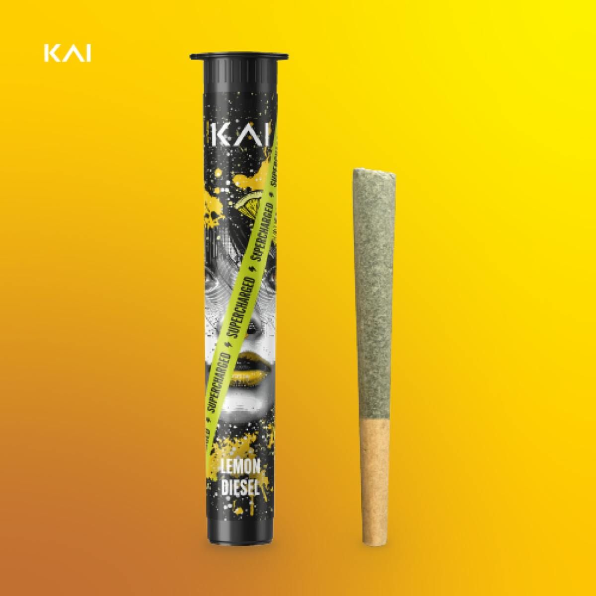 Product: KAI |  Infused Pre-Roll - 1g - Lemon Diesel