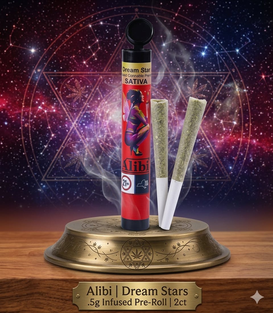 Product Alibi | Dream Stars | .5g Infused Pre-Roll | 2ct