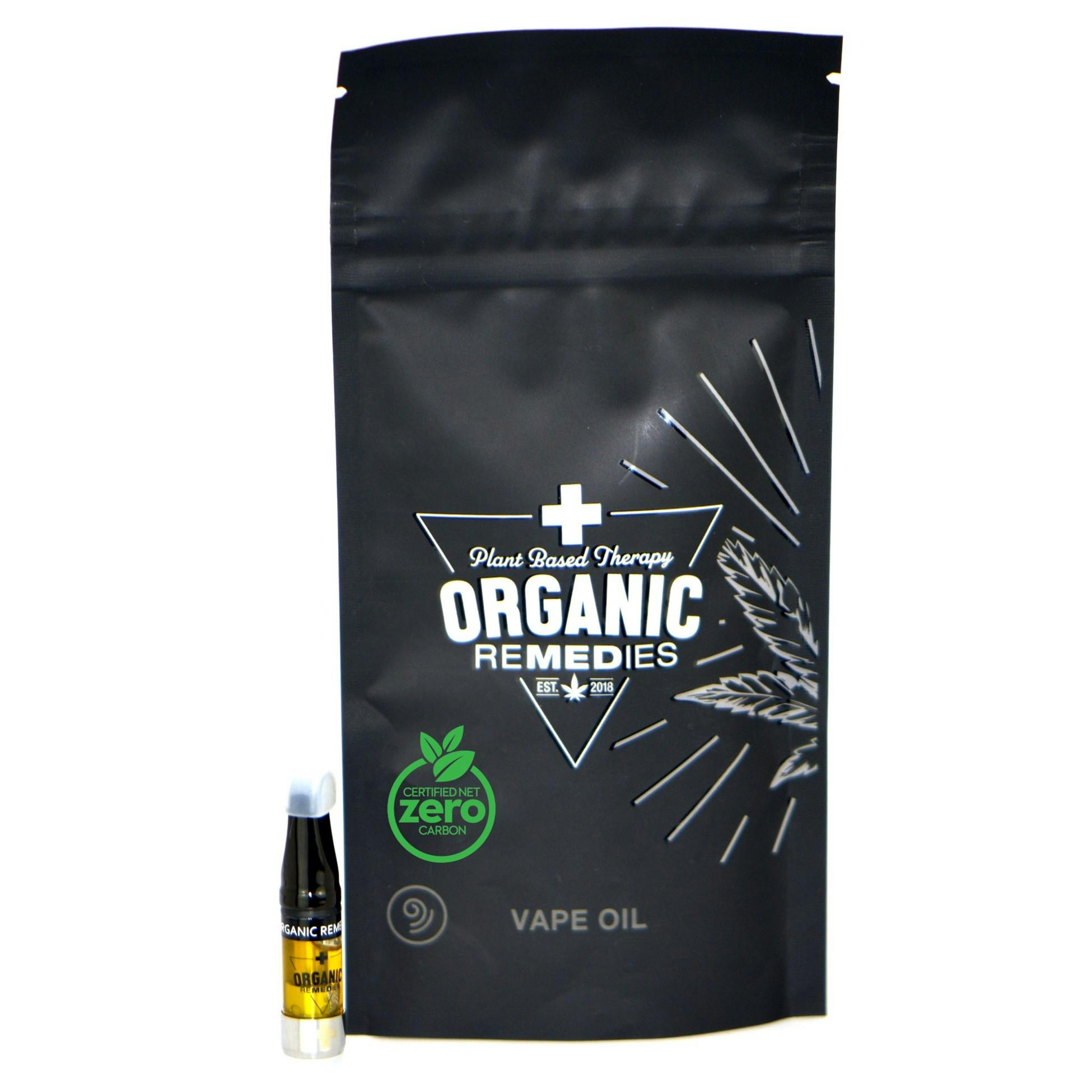 Organic Remedies Speed Live Resin Cartridge