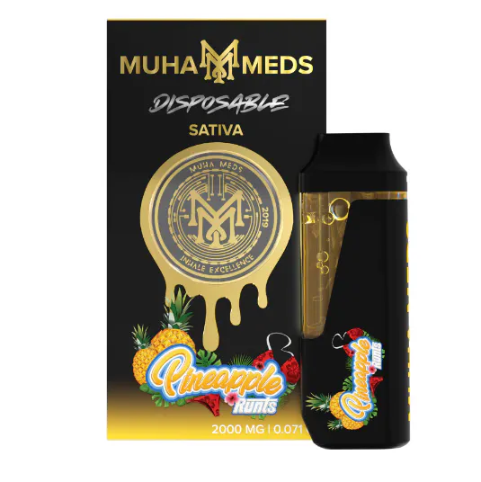 Muha Meds Distillate All-in-One Vape - Pineapple Paradise at NOXX