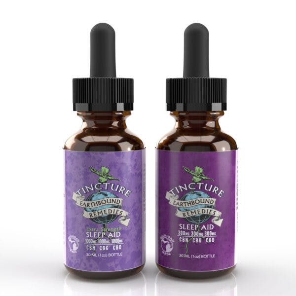 Earthbound Remedies - 3000MG 1:1:1 CBN:CBG:CBD Tincture SLEEP