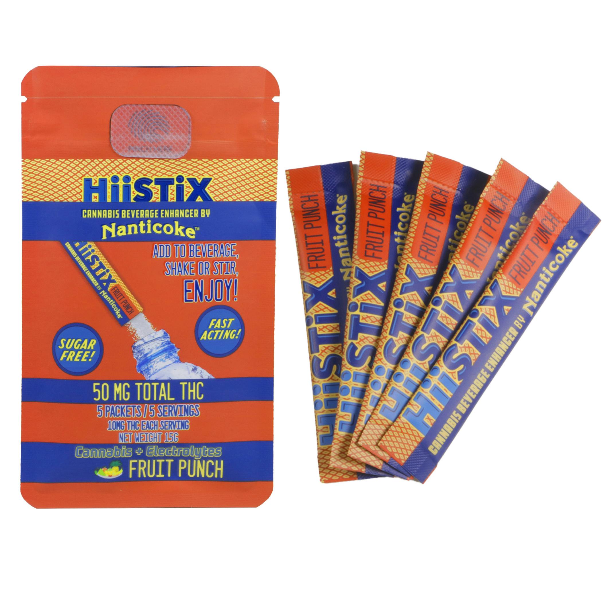 Nanticoke | Fruit Punch | HiiStix Beverage Enhancer | 5pk (50mg total)