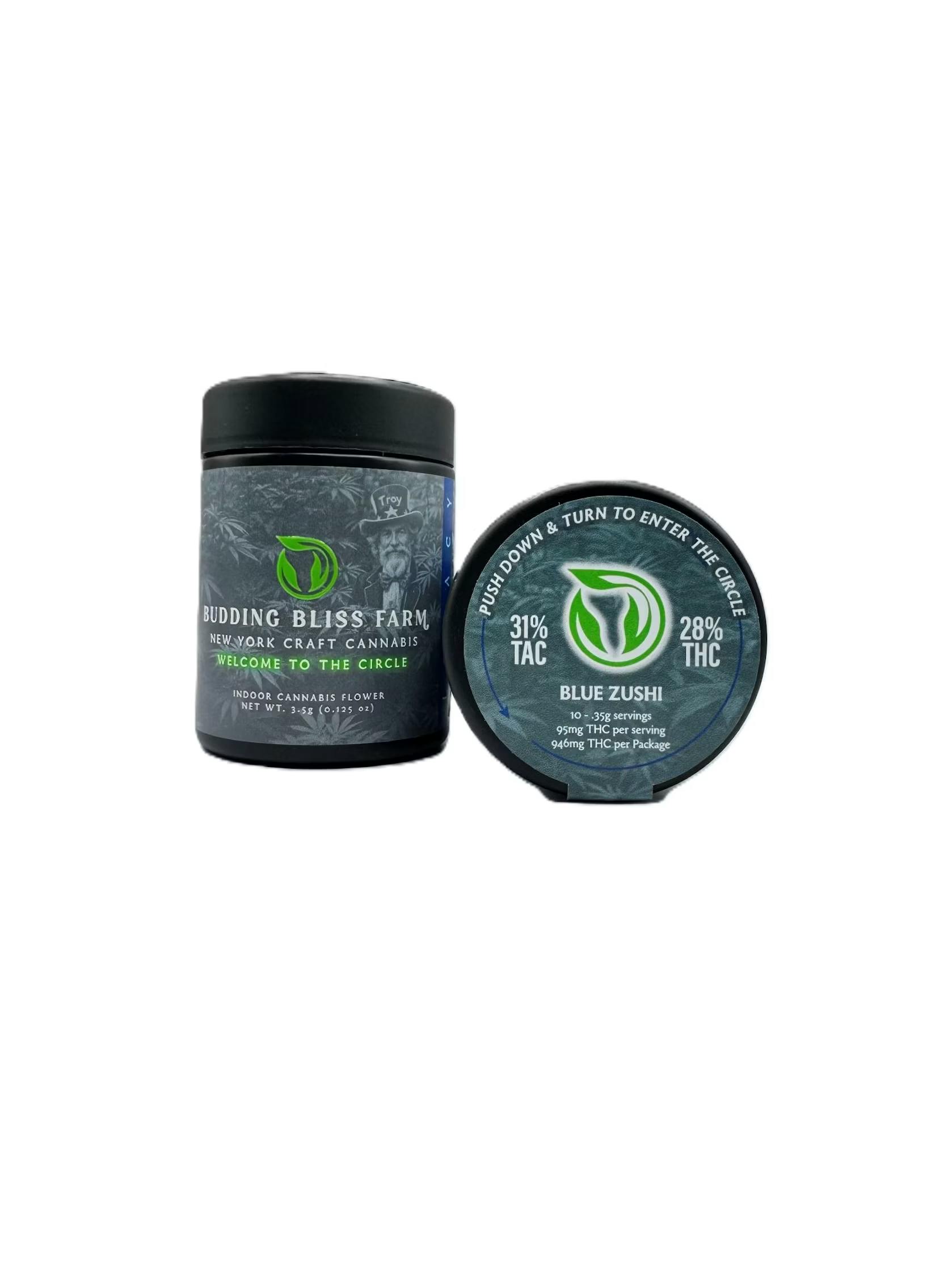 Blue Zushi • 3.5g by Budding Bliss Farm | Buy Online | Treehouse