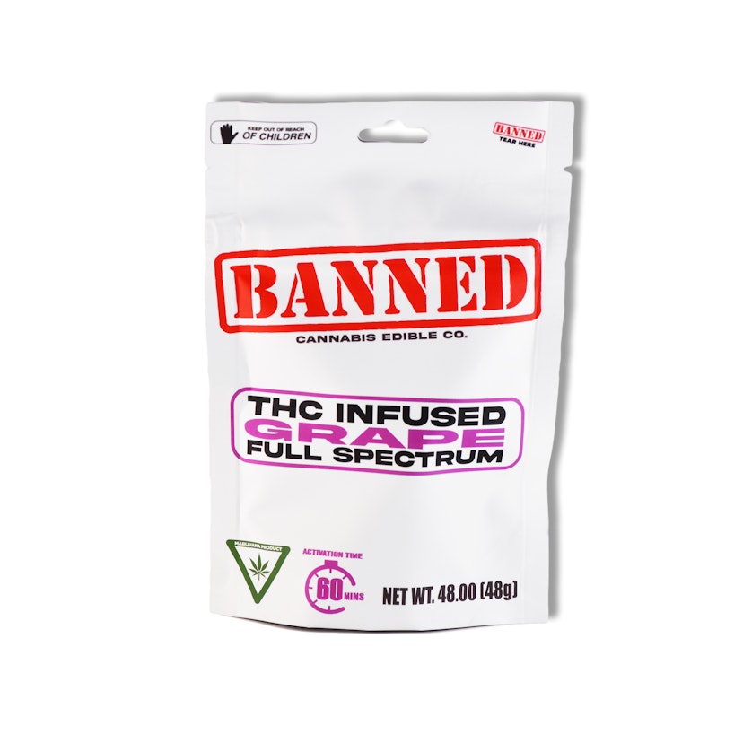BANNED | 200mg Gummies | Grape