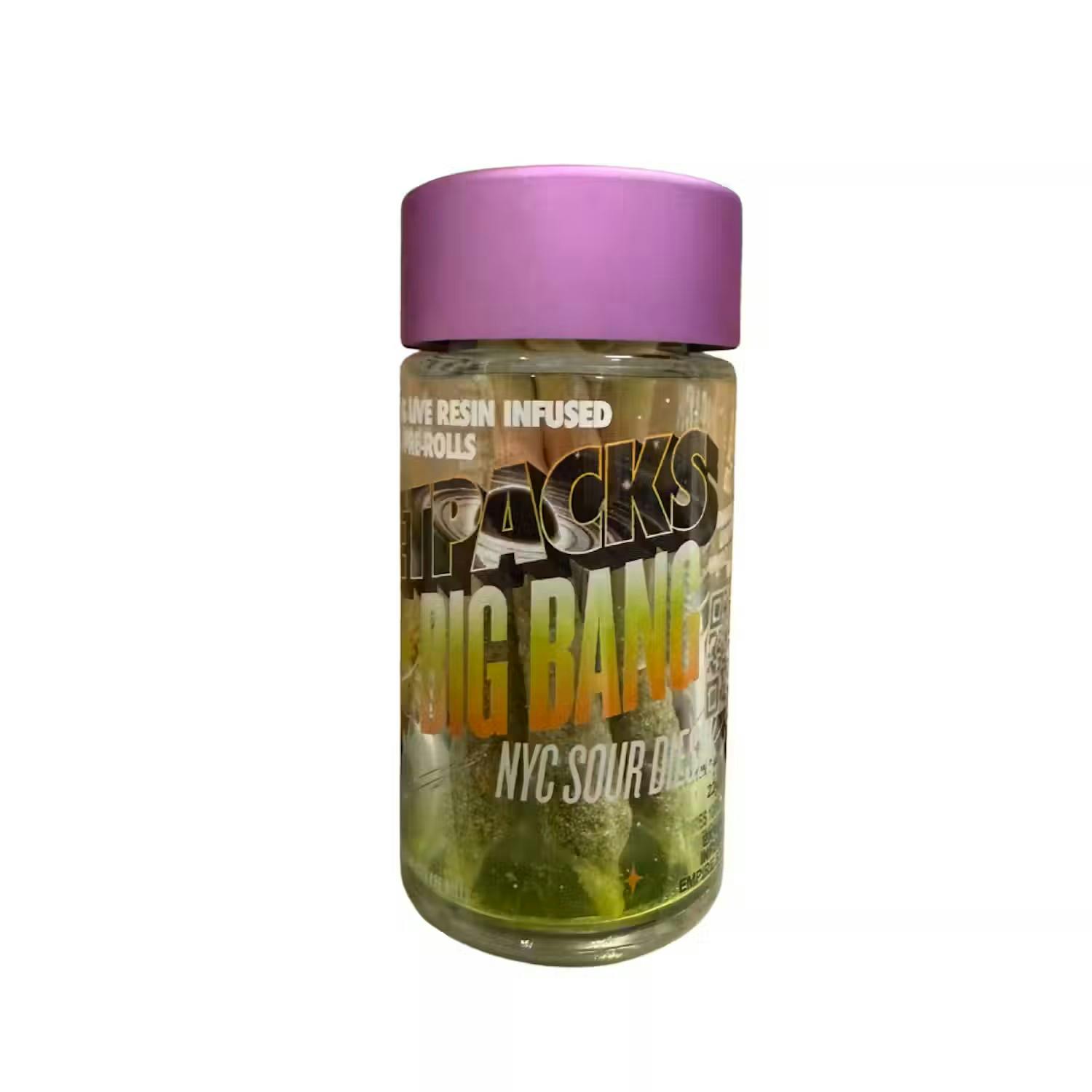 Jetpacks | NYC Sour Diesel Big Bang Infused Preroll 5pk