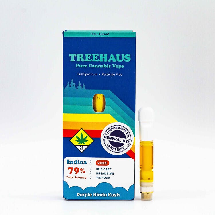 Treehaus: Purple Hindu Kush - Cured Resin Cartridge