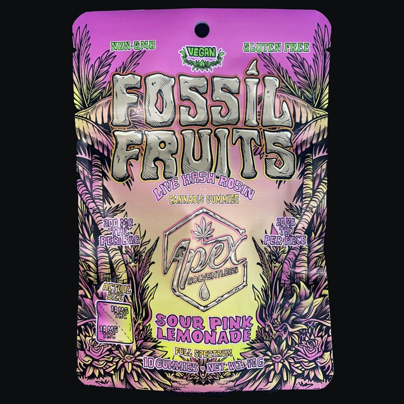 Apex | 200MG Gummies | Pink Lemonade Fossil Fruits