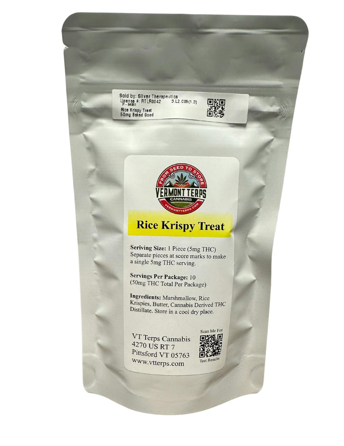 Image of Rice Krispy Treat | 50mg Baked Good