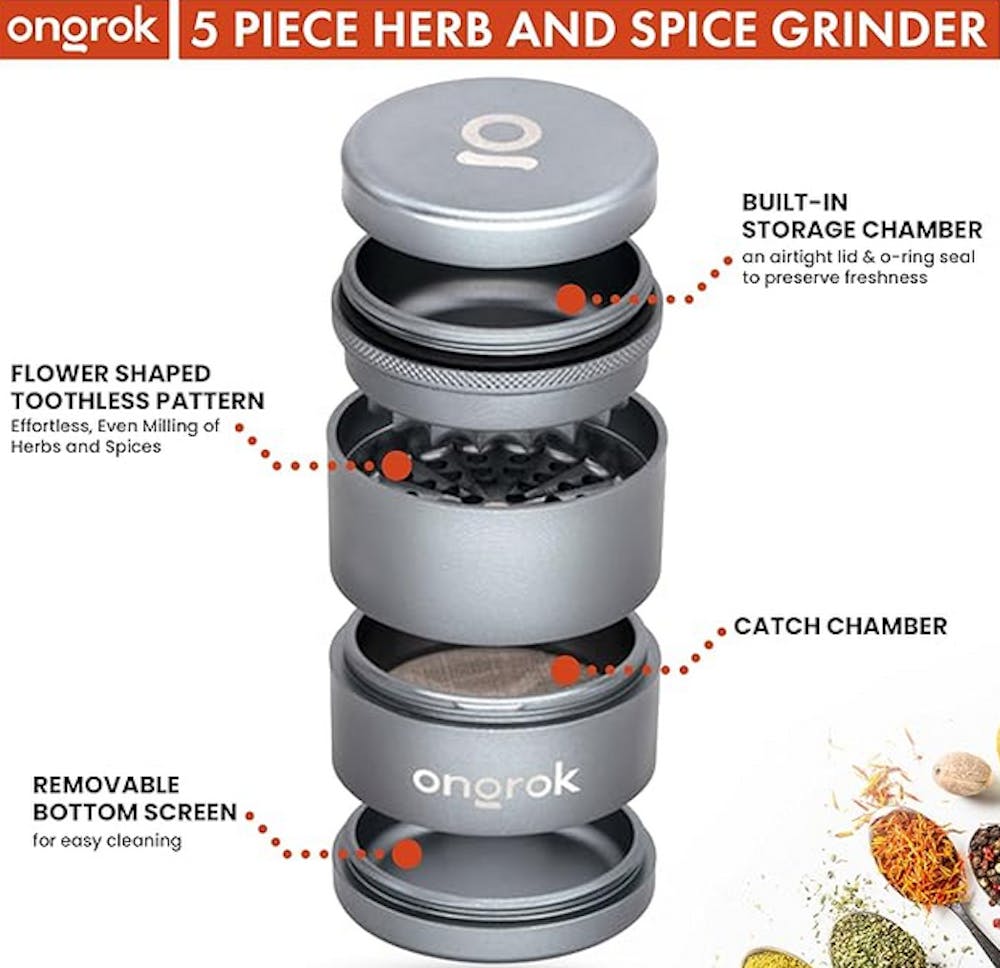 Product NC Ongrok Grinder - 2.5" Aluminium (Assorted)