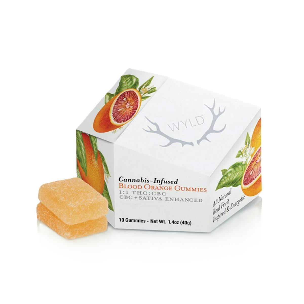 Photo of Wyld | Blood Orange | 1:1 CBC Gummy 10PK