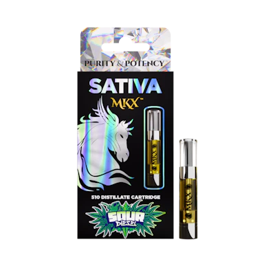 MKX 1 Gram 510 Thread Carts - Sour Diesel (Sativa)