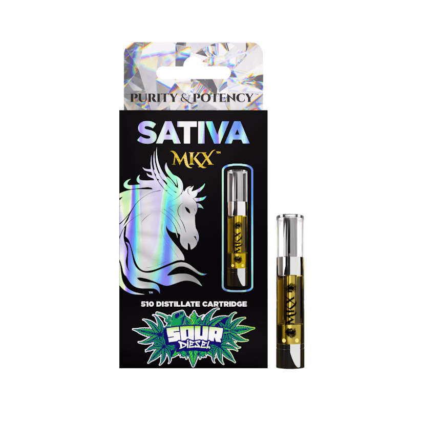 MKX 1 Gram 510 Thread Carts - Sour Diesel (Sativa)