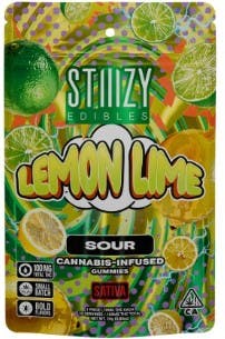 Stiiizy - Gummies - Sour Lemon Lime (S) (100mg)