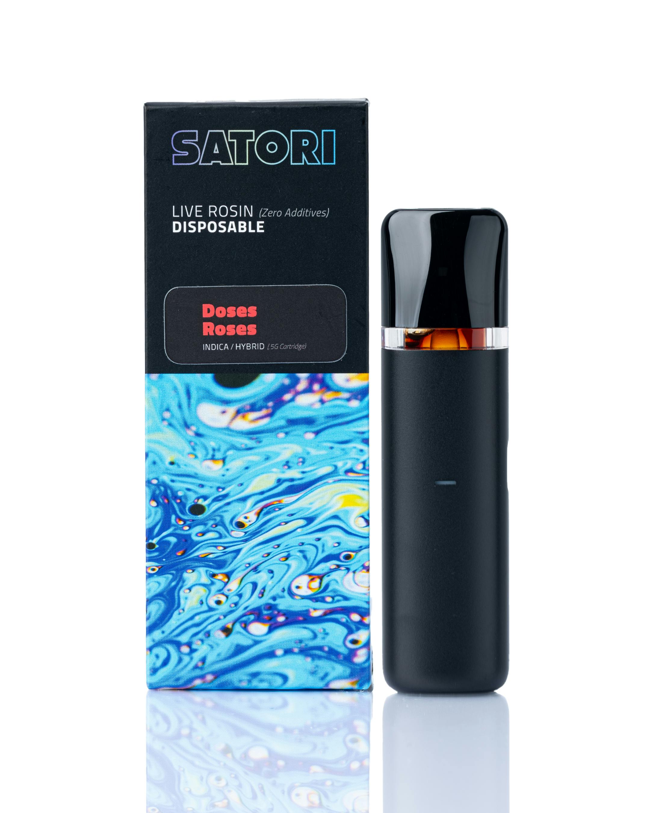 Satori | Doses Roses Rosin | Disposable Vape | 0.5g