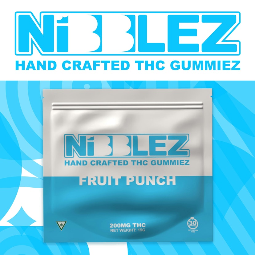 Nibblez 200mg Gummies Fruit Punch