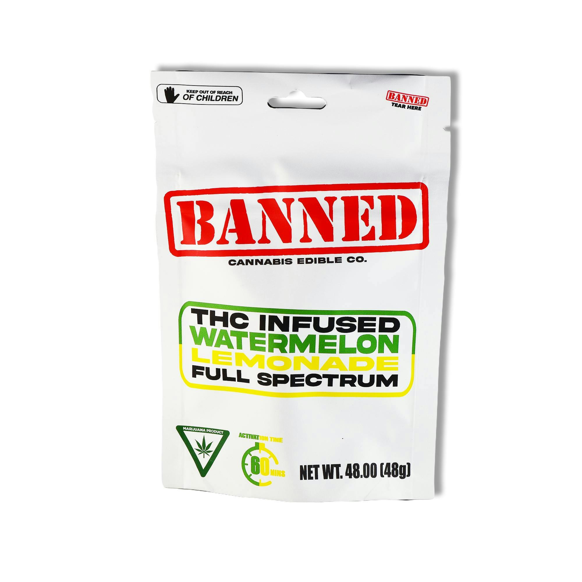 Banned - 200mg Gummies - Watermelon Lemonade
