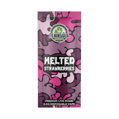 Peninsula - .5g Live Rosin Disposable - Melted Strawberries