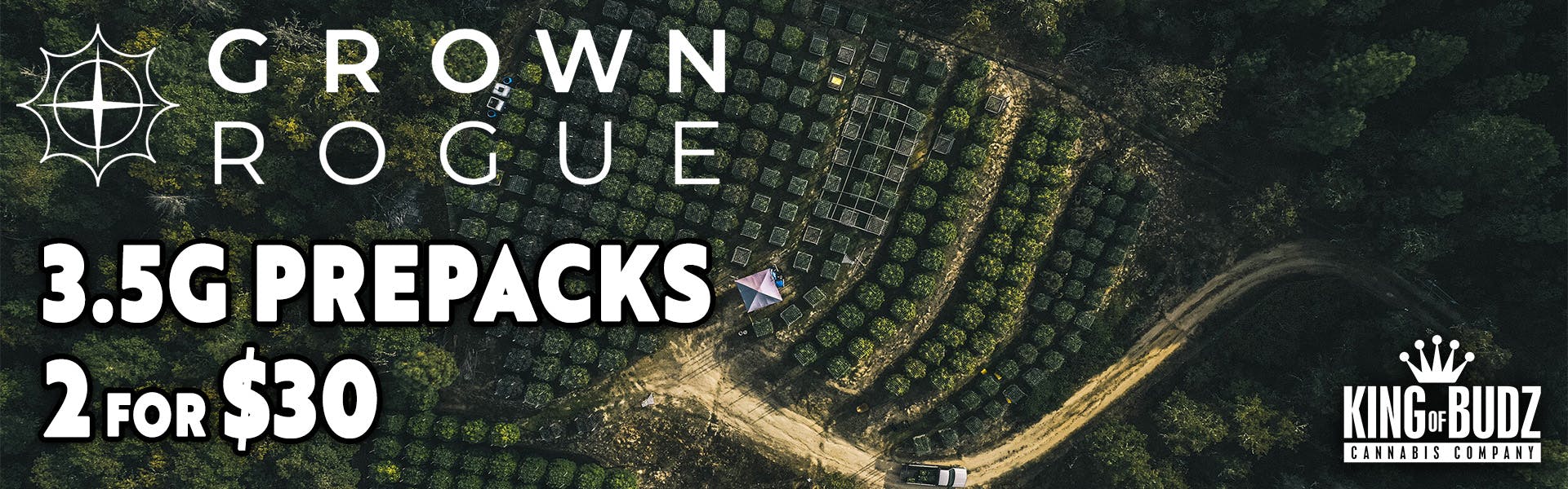 Grown Rogue 3.5g Prepack 2/$30