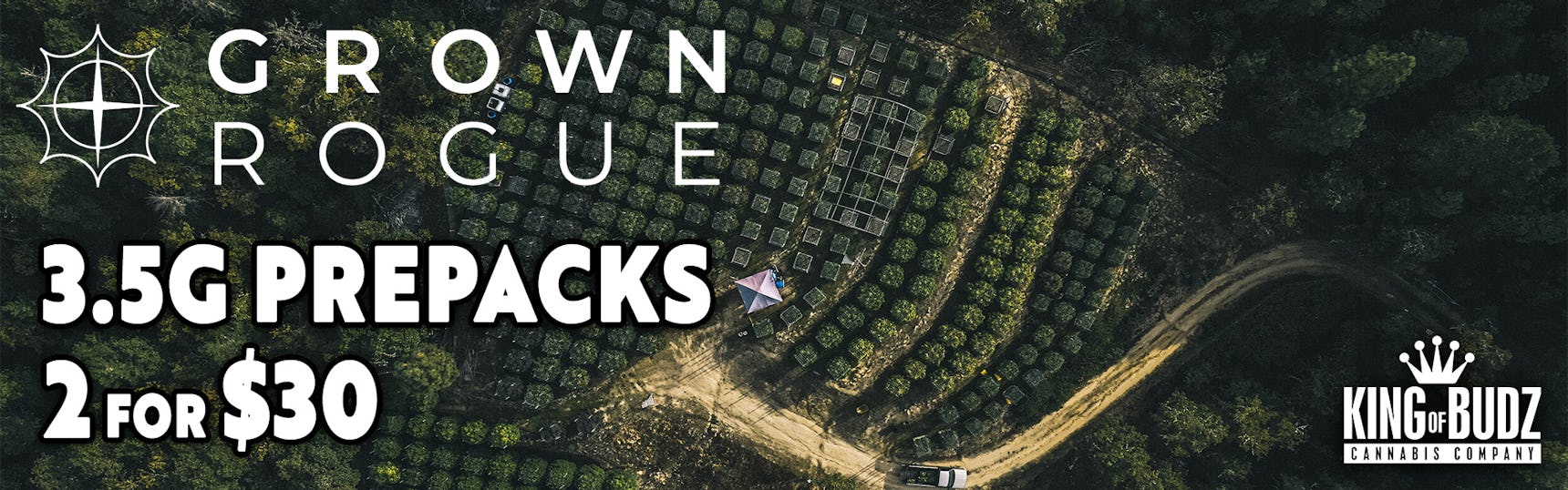 Grown Rogue 3.5g Prepack 2/$30