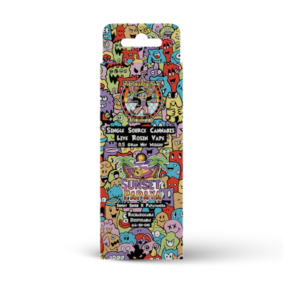 Monopoly Melts - .5g Live Rosin Disposable - Sunset Papaya - DISPOSABLES by Monopoly Melts at King of Budz