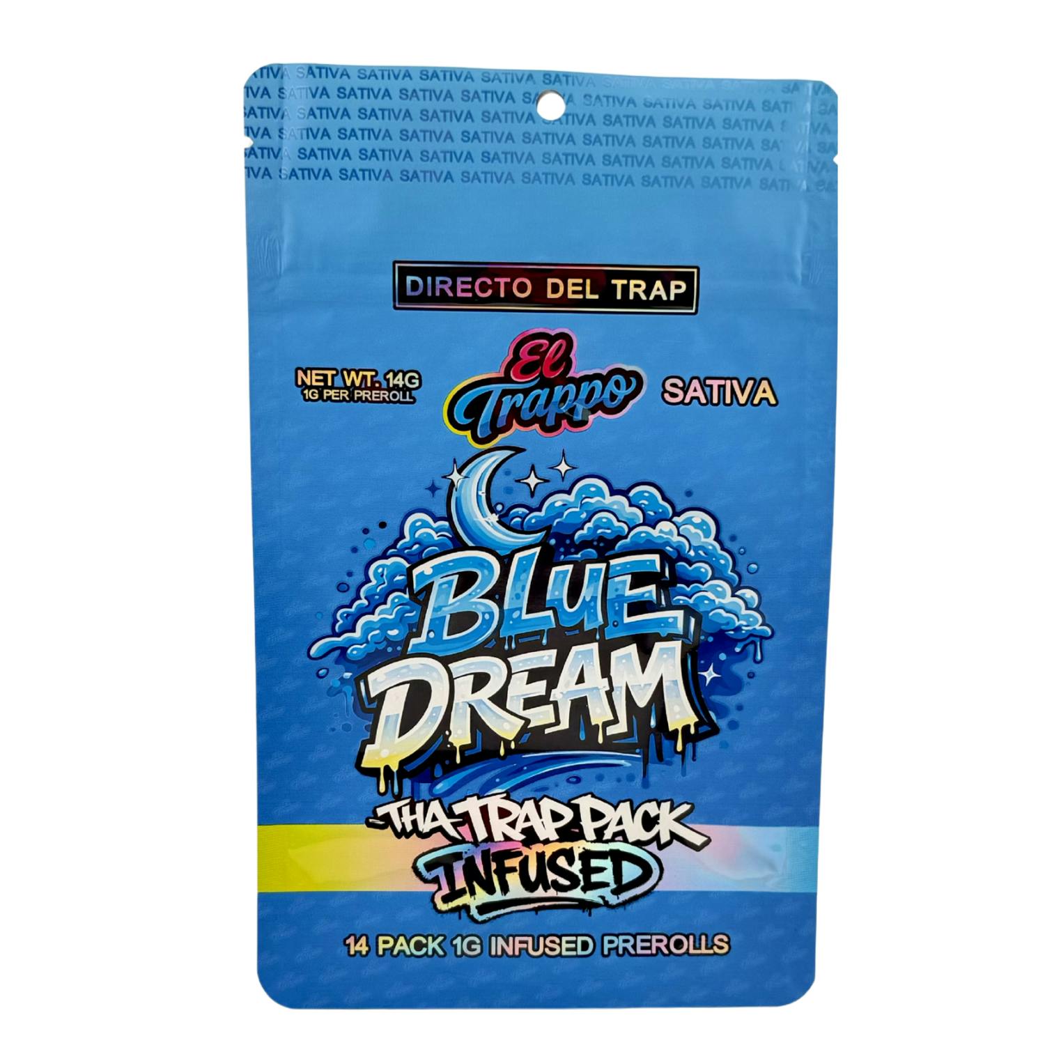 El Trappo - 14pk 1g Infused Prerolls - - Sativa - **BLUE DREAM**