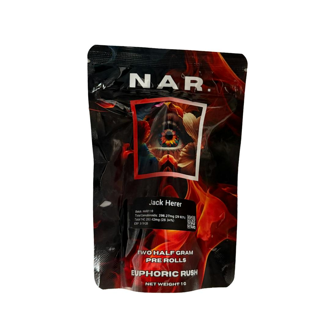 NAR | Indoor .5g 2pk Pre-Roll | Jack Herer