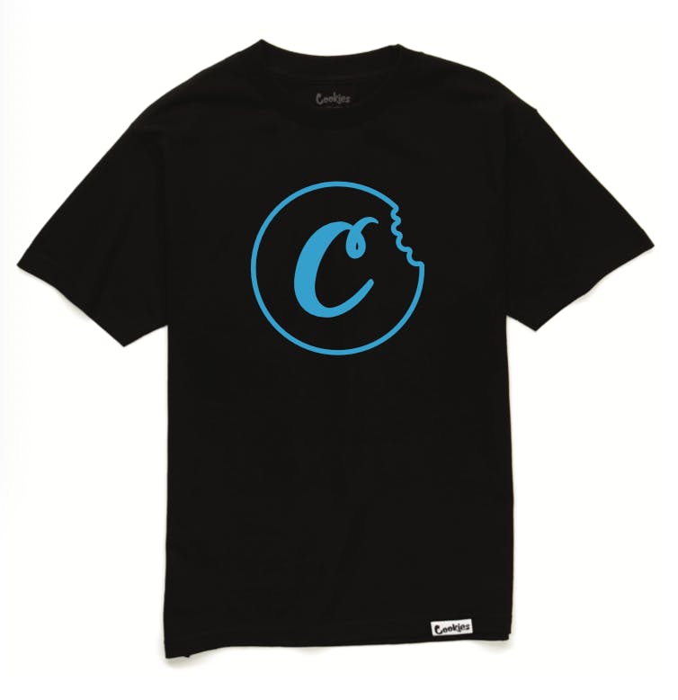 Cookies | Black/Blue | Bite Outline Tee | 4XL