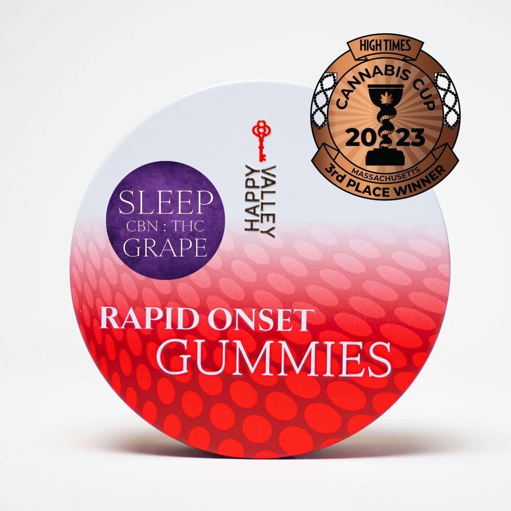 Gummies Rapid Onset 100mg SLEEP Grape (2:1 CBN:THC)