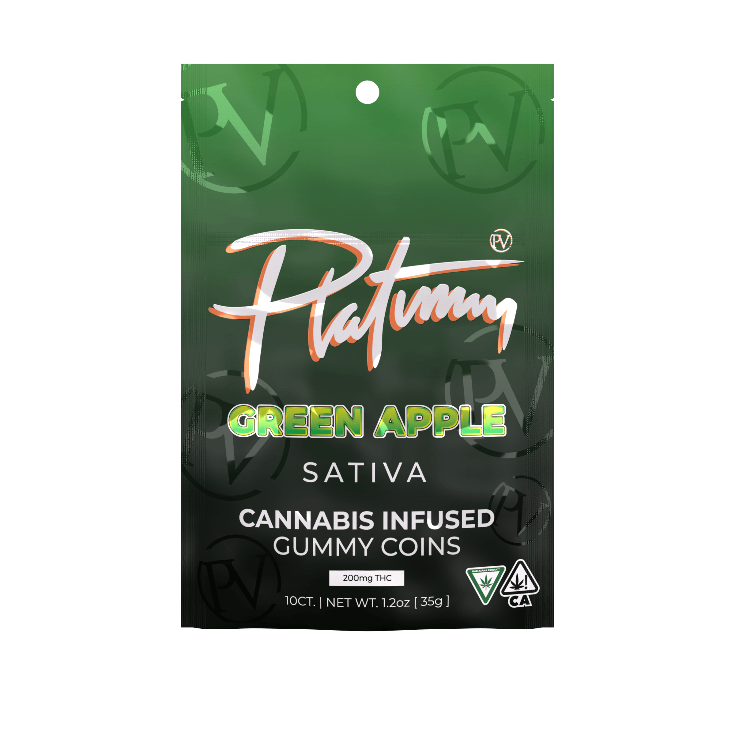 Green Apple | 200MG Gummies | Burton-Smilez