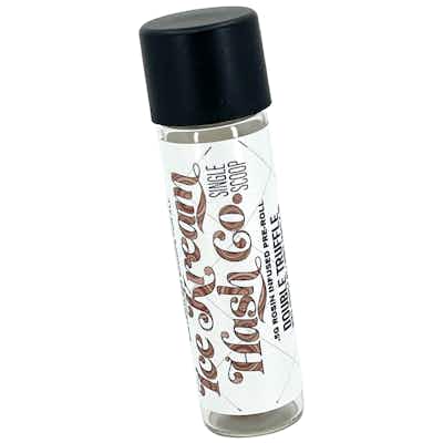 Product: Ice Kream Hash Co. | Double Truffle Single Scoop Rosin Infused Pre-Roll | 0.5g