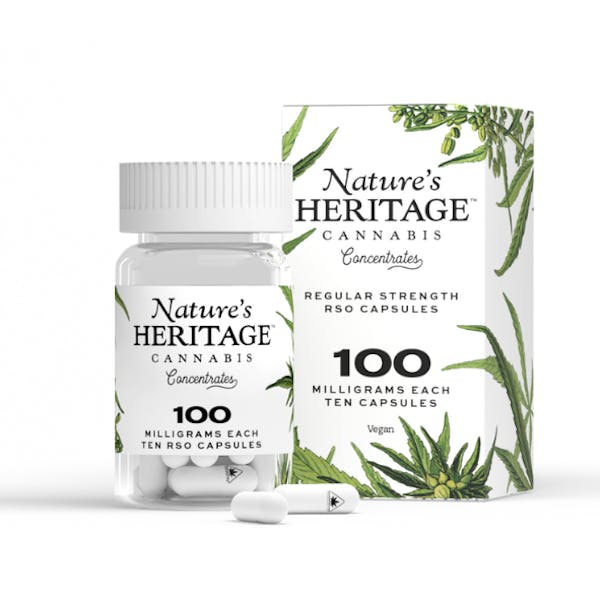 RSO Capsules 100mg Each - 1000mg Total