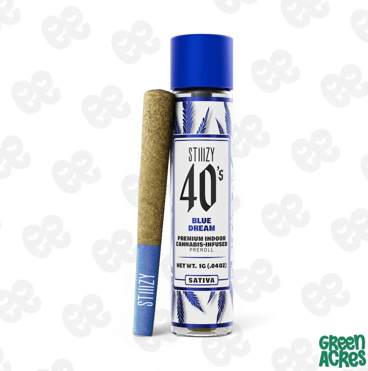 Blue Dream 40's Infused Pre-Roll | 1g | Green Acres - Ann Arbor