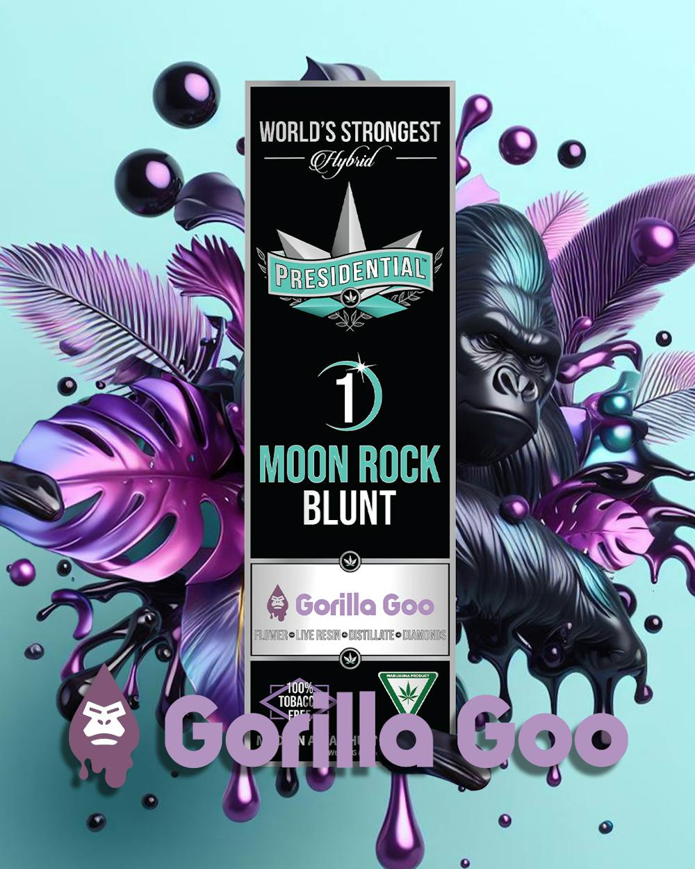 Product Moonrock Blunt |  Gorilla Goo (H) | Presidential