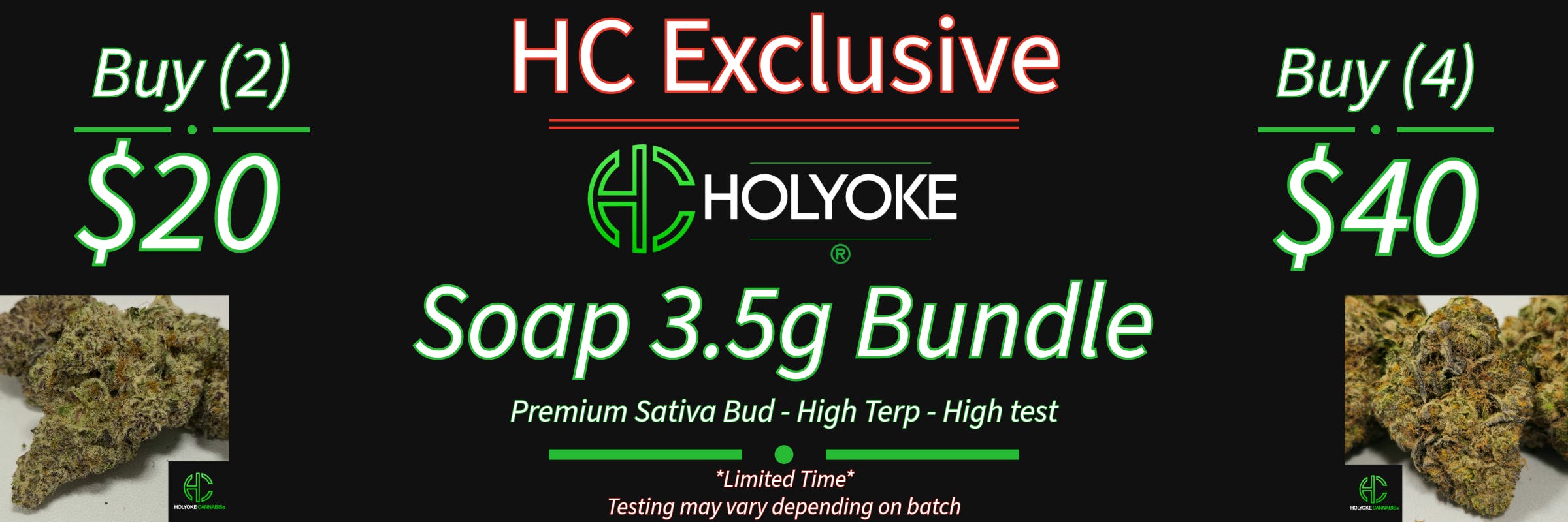 Holyoke Cannabis Exclusive Sativa Flower