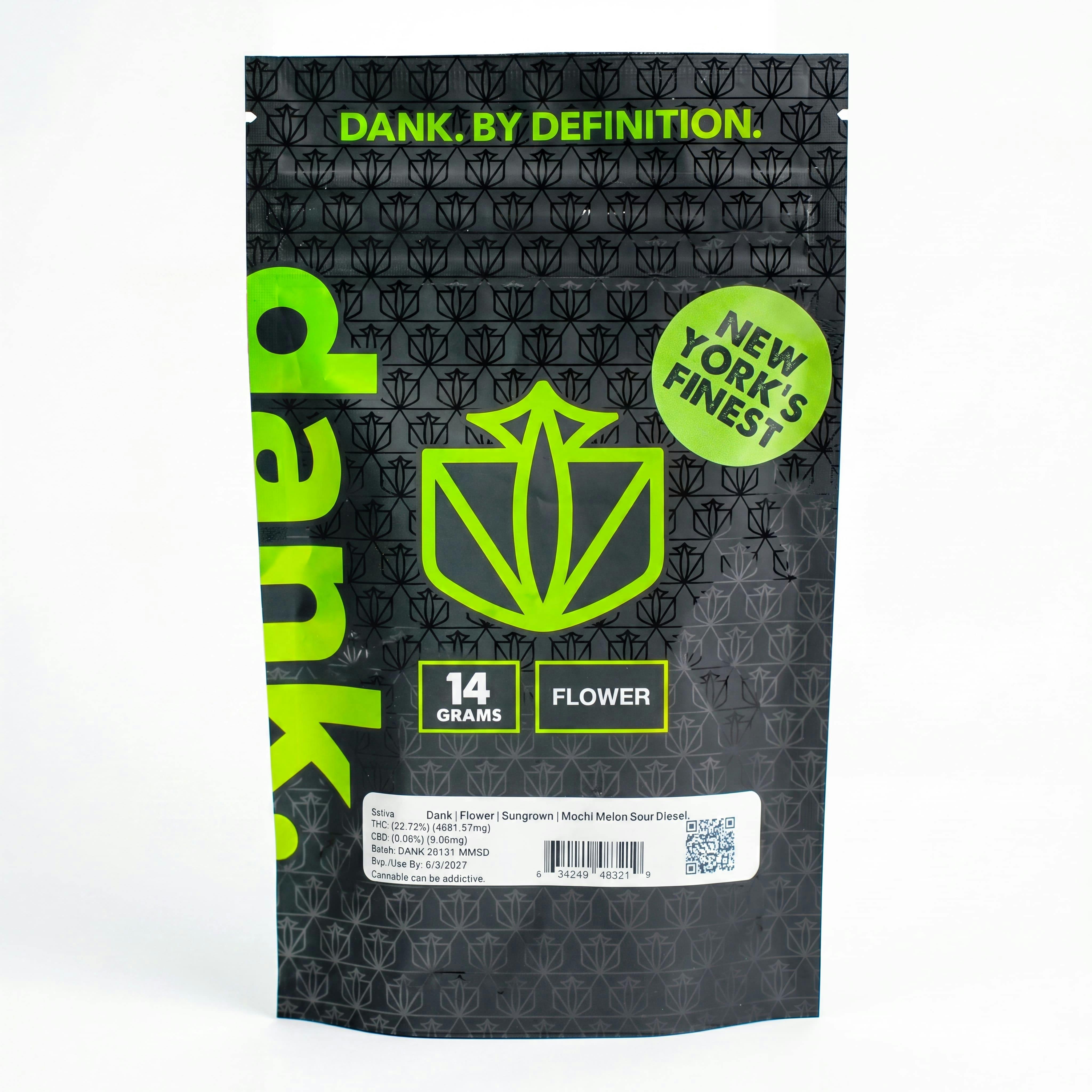 Dank | Flower | Sungrown | Mochi Melon Sour Diesel