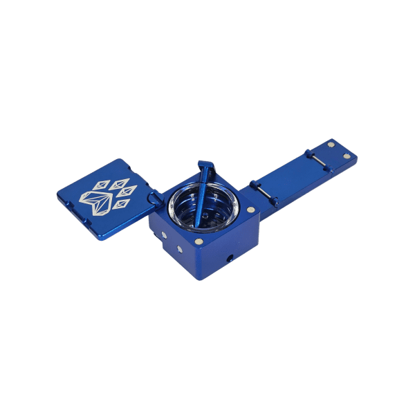 Wolf Grinders Scorpion Pipe Blue