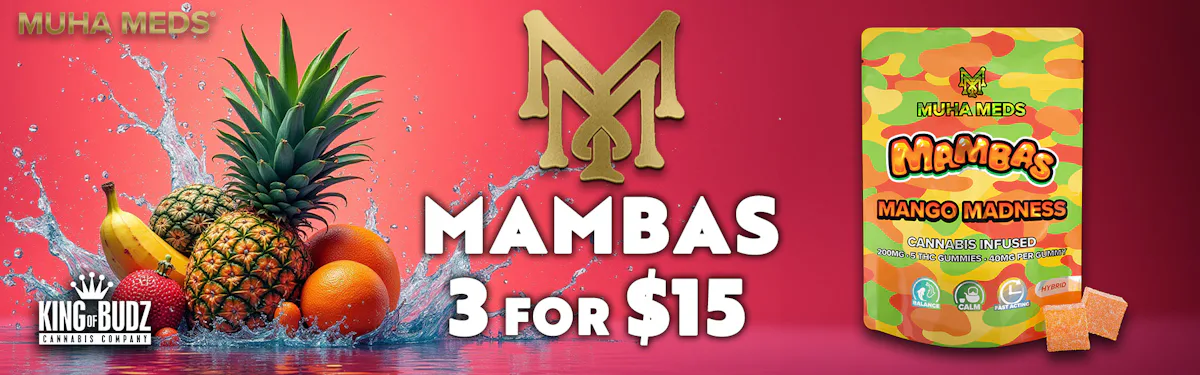 Muha Meda - Mambas 200mg Gummies - 3/$15