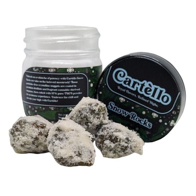 Cartello Cannabis - THCA MOONROCK/SNOWROCK/INFUSED FLOWER - THCA WHITE WIDOW - 1g