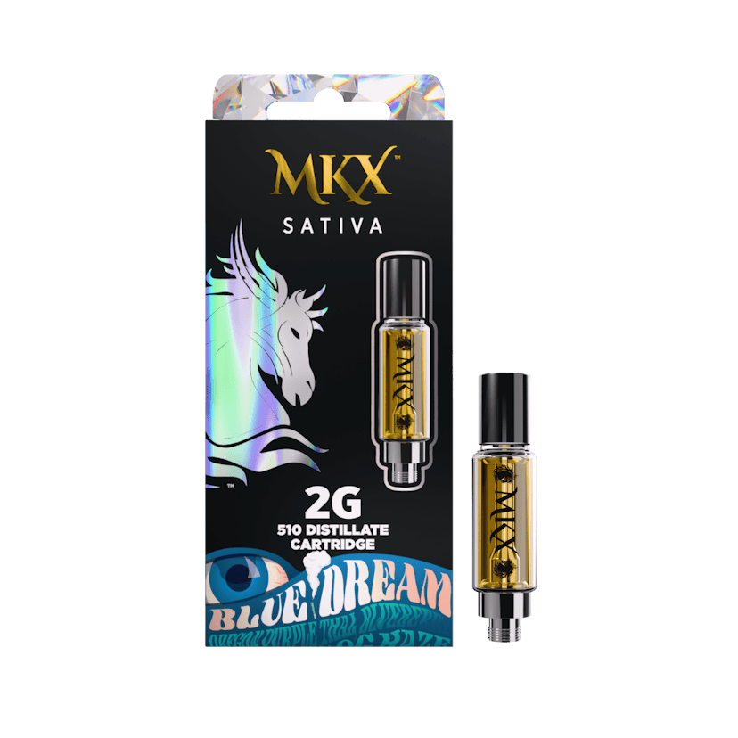 MKX 2 Gram 510 Thread Carts - Blue Dream 2g 510 Thread - Sativa