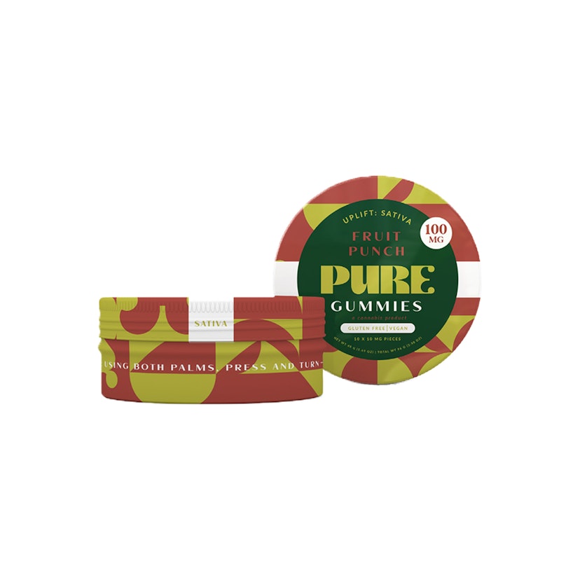 Pure Edibles: Fruit Punch Gummies (S) 100mg